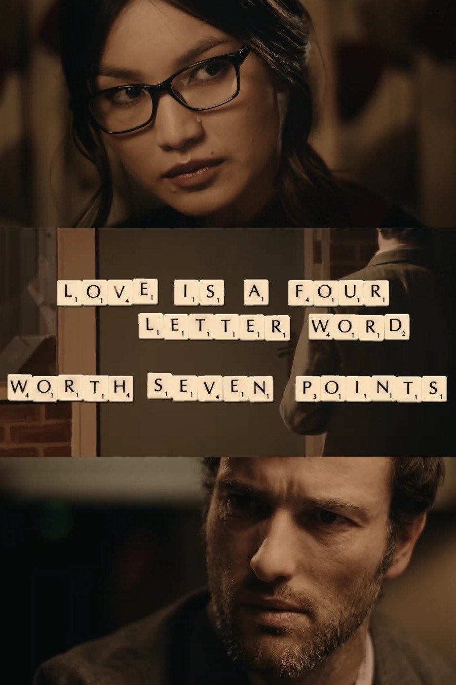 Постер Love Is a Four Letter Word: Worth Seven Points